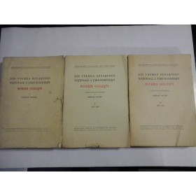 Din vremea renasterii nationale a Tarii Romanesti  BOIERII  GOLESTI  vol. I; II; III  -  GEORGE  FOTINO  -  Bucuresti, 1939